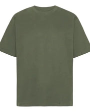Klassisk T-shirt - Oliven (str. 2år-6XL)