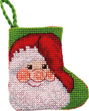 Julemand Lille Julestok – Broderikit (7 x 7 cm)
