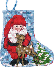 Julemand Lille Julestok – Broderikit (7 x 8 cm)