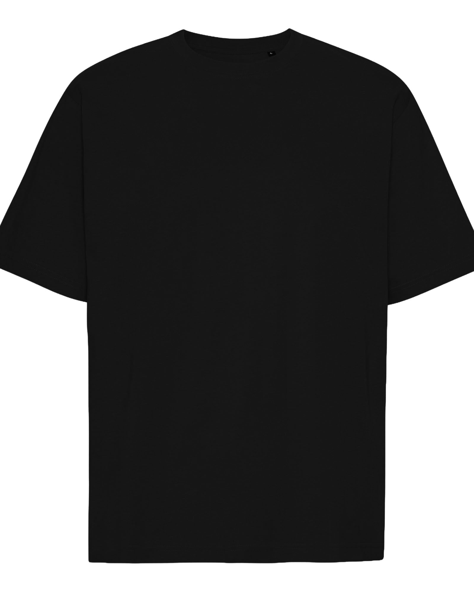 Klassisk T-shirt - Sort (str. 1år-6XL)