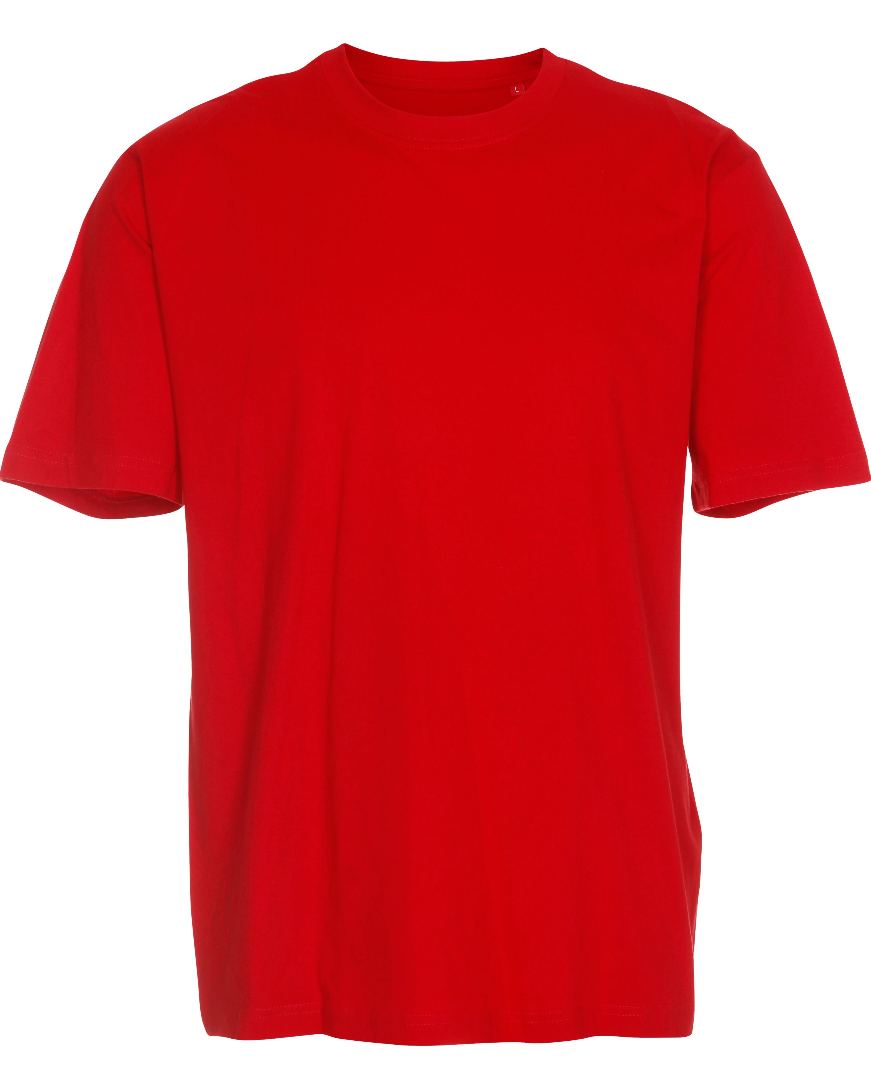 Klassisk T-shirt - Rød (str. 2år-6XL)