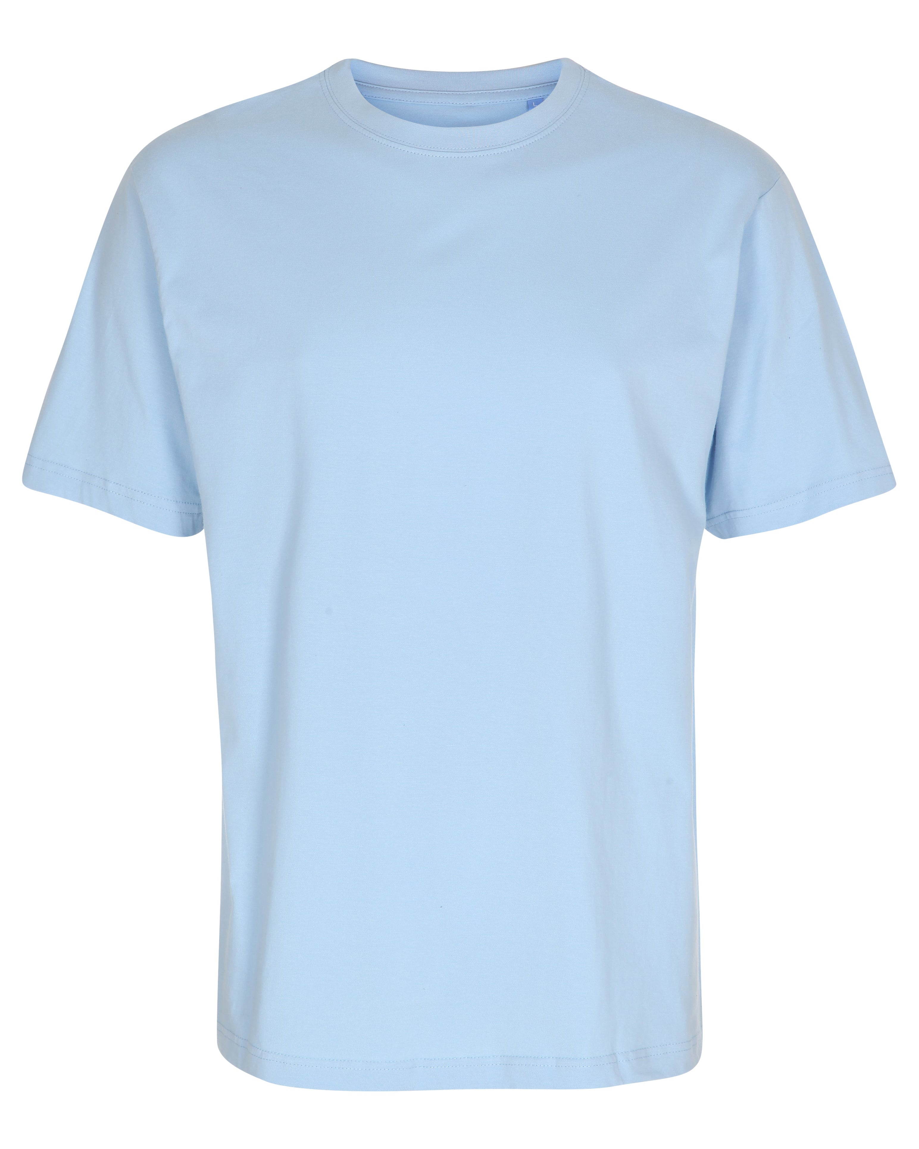 Klassisk T-shirt - Lys Blå (str. 1år-6XL)