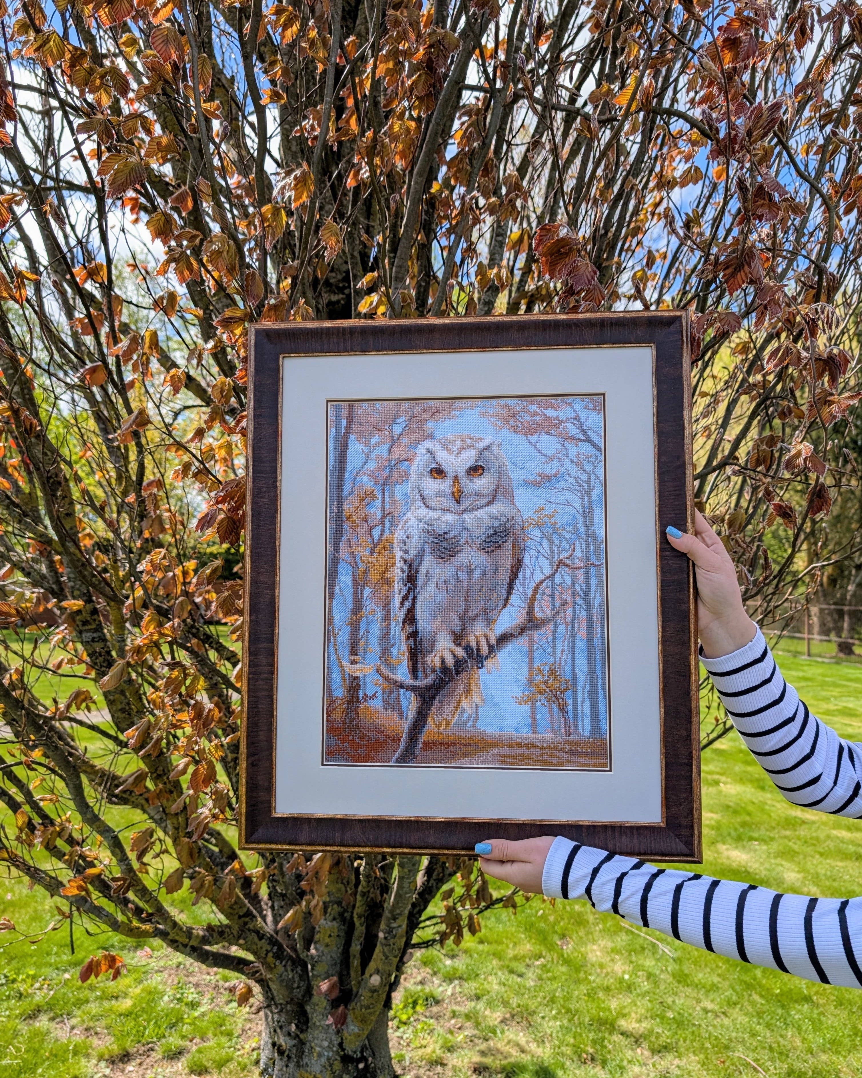Wildwood Owl – AINE Broderikit (30 x 40 cm)
