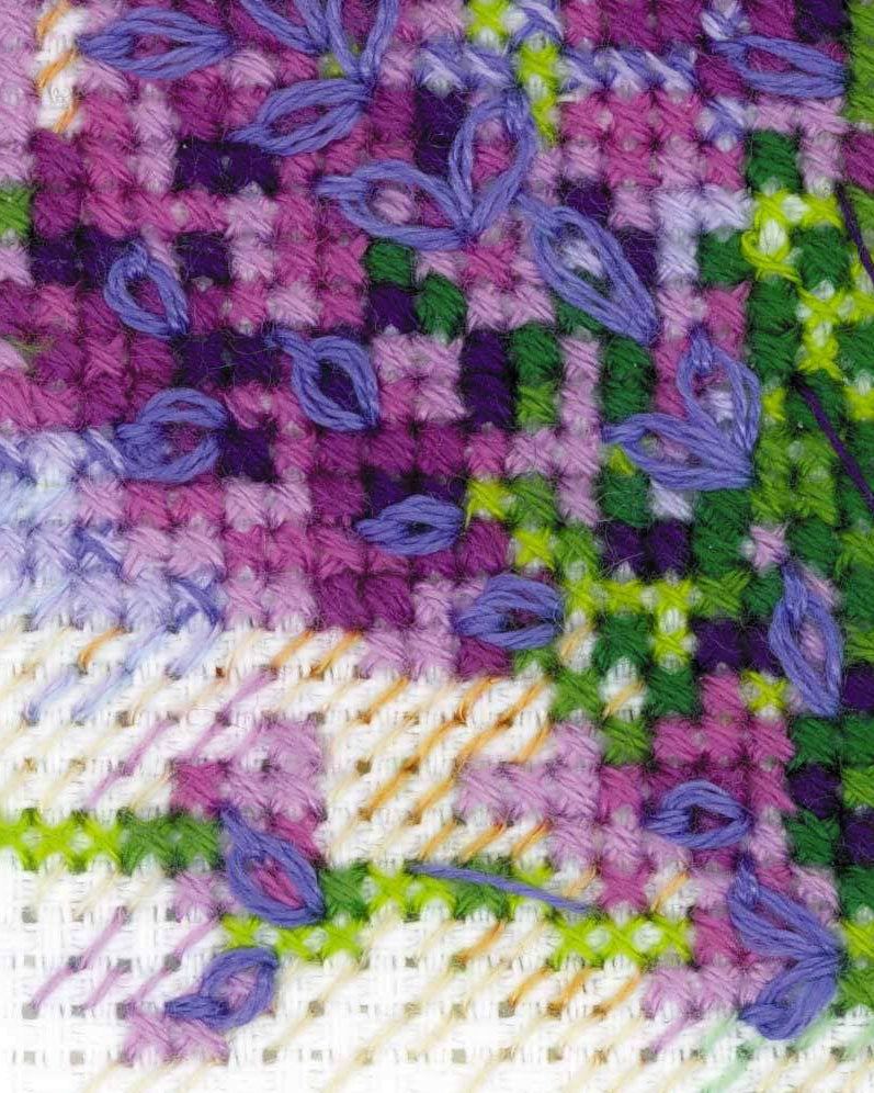 Buket med Lavendel – RIOLIS Broderikit (15 x 18 cm)