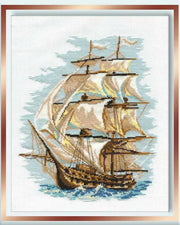 Skib – RIOLIS Broderikit (30 x 40 cm)