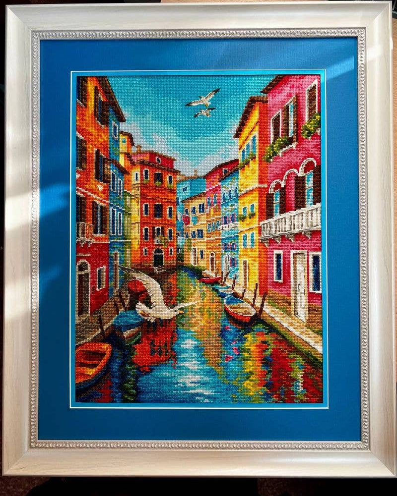 Venedig - RIOLIS Broderikit (30 x 40 cm)