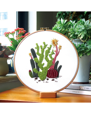 Kaktus – Broderikit (ca. 29 x 29 cm)