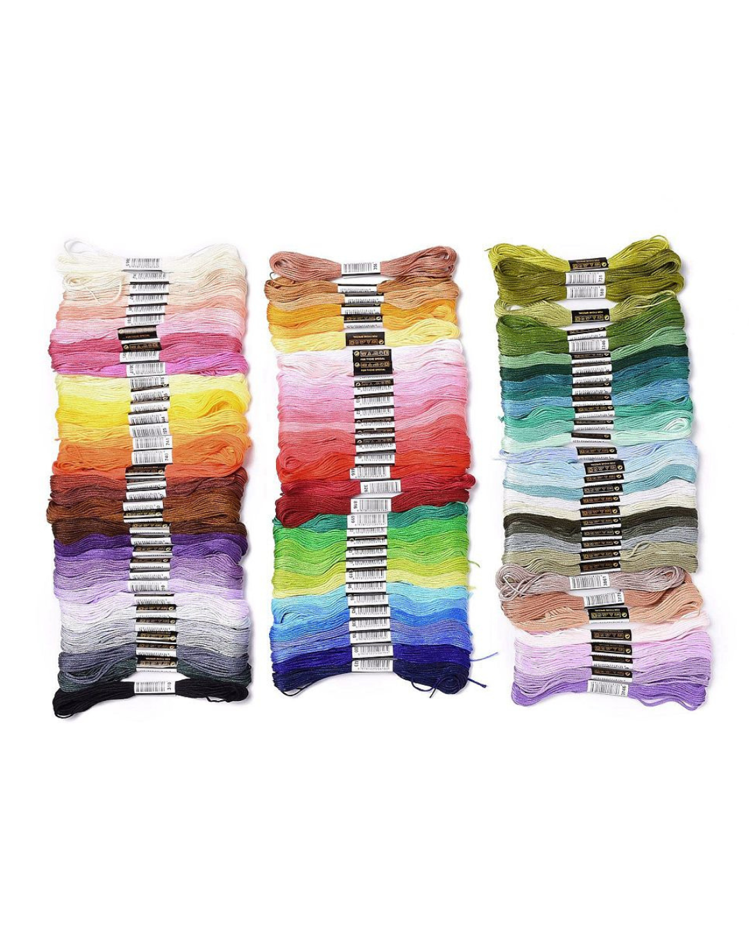Broderigarn – 100 Dukker Polyester, Mixede Farver