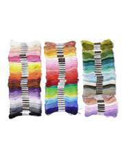 Broderigarn – 100 Dukker Polyester, Mixede Farver