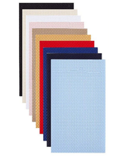Aida broderistof 4,3 tr/cm (10 × 15 cm) Flere farver
