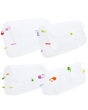 Plastik Væv / Mesh Canvas Sæt til 4 Tasker