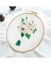 3D Blomsterbuket – Broderikit (29 x 29 cm)