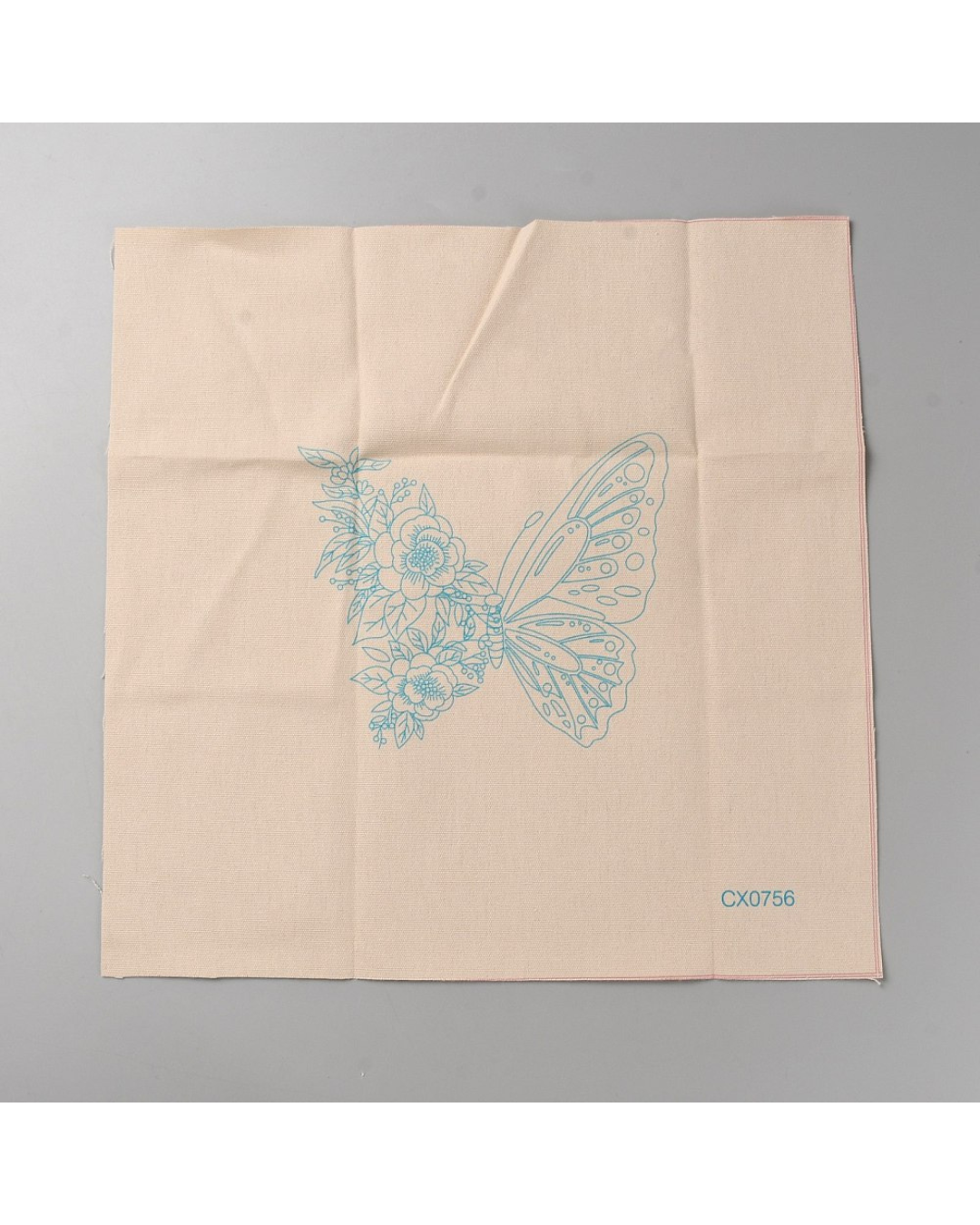 Sommerfugl – Broderikit (Ø21 cm)