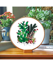 Kaktus – Broderikit (ca. 29 x 29 cm)