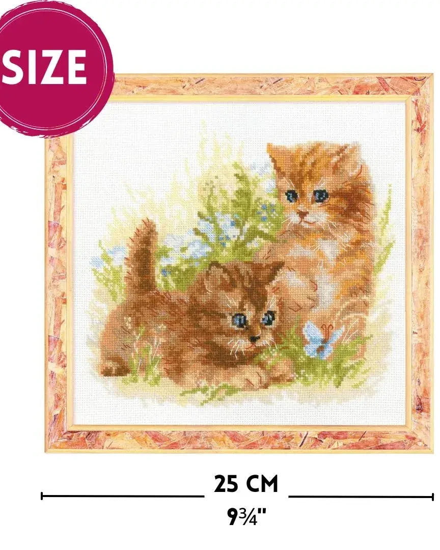 Børneleg - RIOLIS Broderikit (25 x 25 cm)