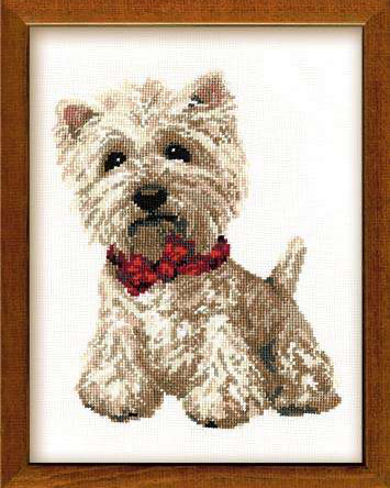 West Highland White – RIOLIS Broderikit
