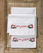 God Jul Håndklæde – Broderikit (30 x 50 cm) 2 stk.