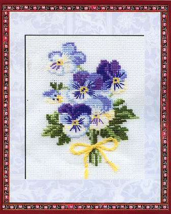 Violer – RIOLIS Broderikit (13 x 16 cm)