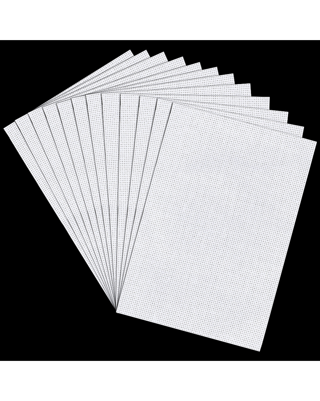 Aida Stof 5,5 tr/cm – Hvid (14×21 cm)