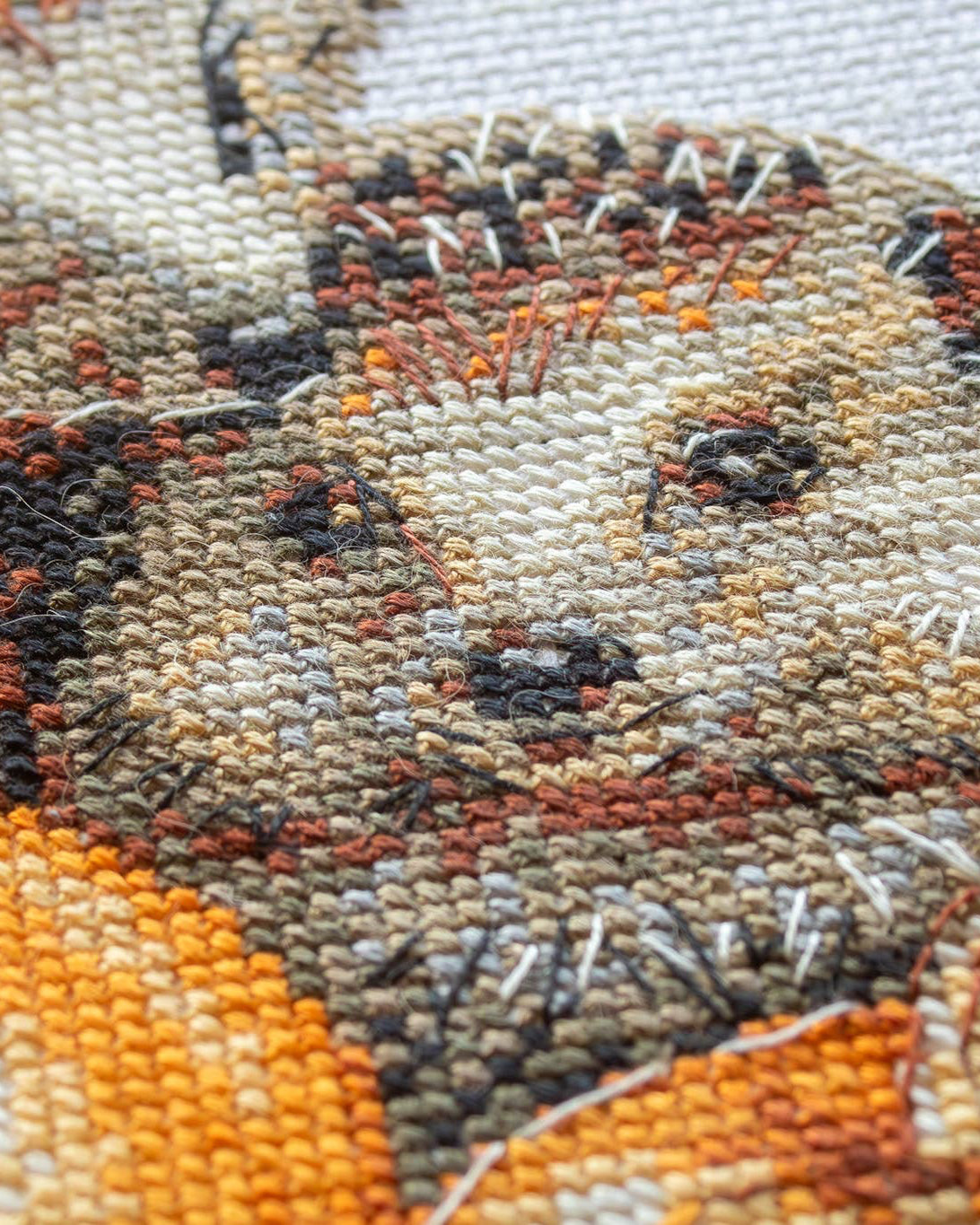 Pindsvin i høsten – AINE Broderikit (20 x 20 cm)
