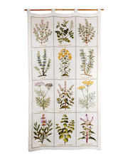 Haandarbejdets Fremme | Krydderurter vægstykke - Broderikit (42×79 cm)