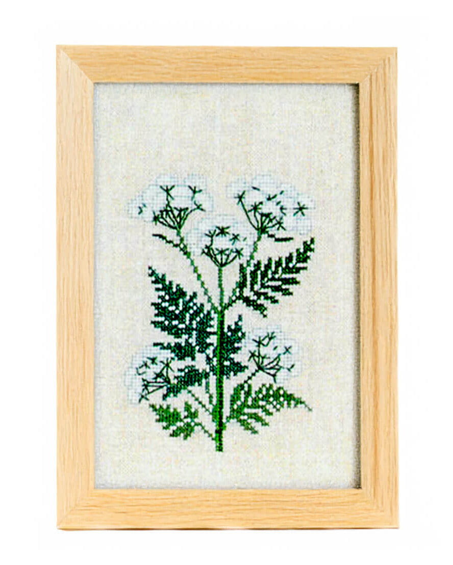 Haandarbejdets Fremme | Sødskærm vægstykke - Broderikit (16×24 cm)