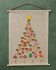 Adventstræet – Broderikit (40 x 56 cm)