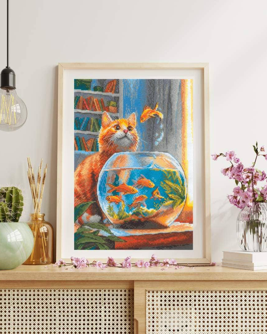 Ginger Observer – RIOLIS Broderikit (21 x 30 cm)