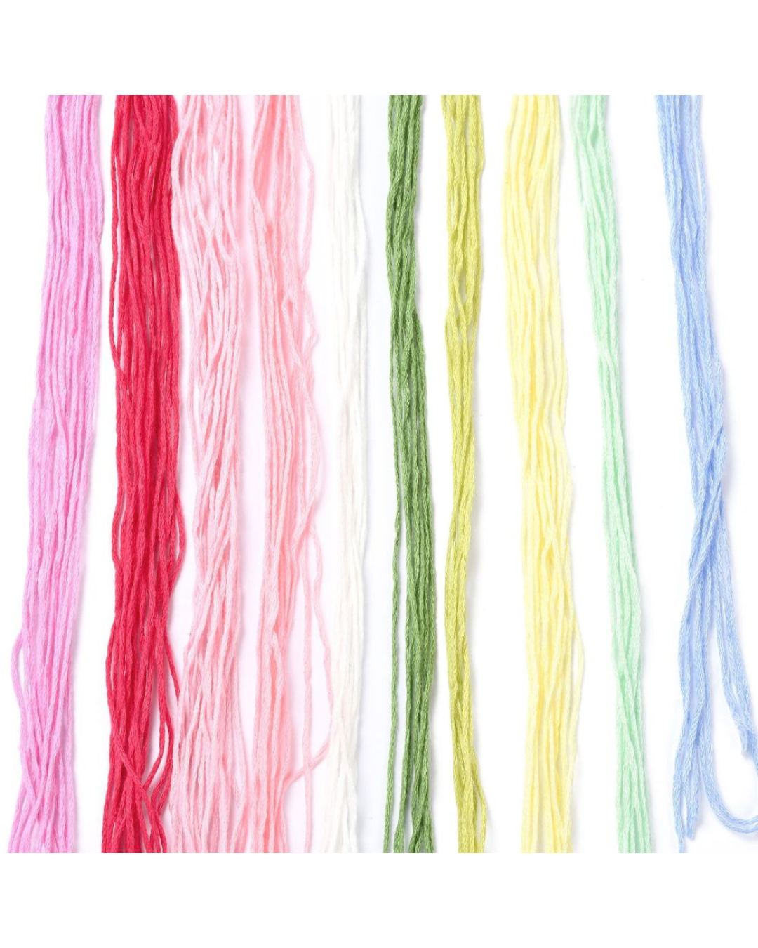 Blomst – Broderikit (Ø16 cm) inkl. ramme