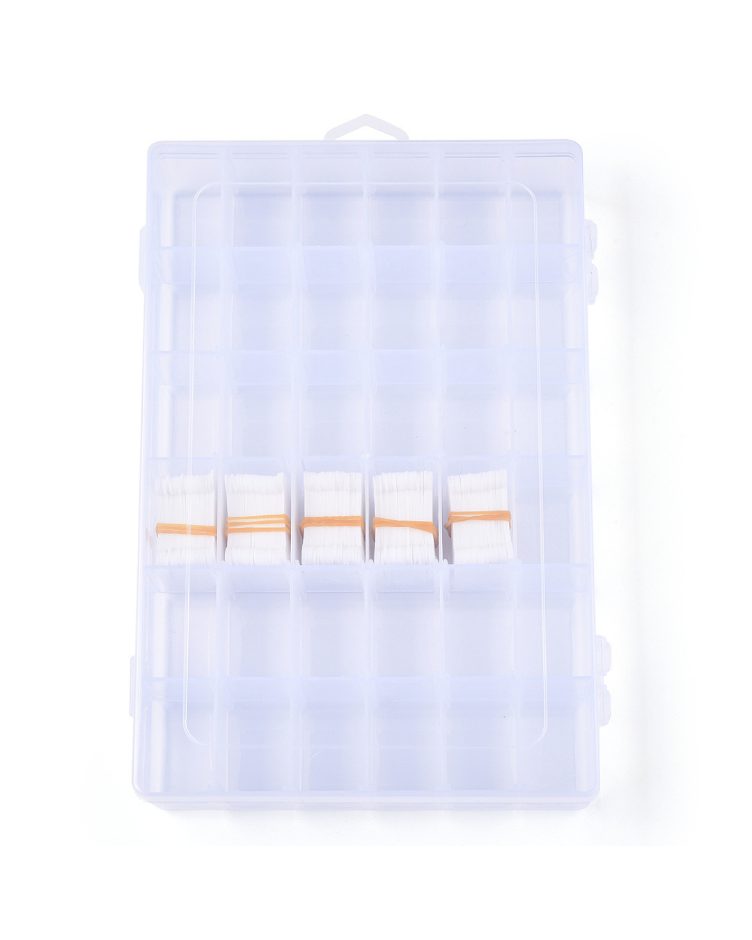 Opbevaringsboks med 100 stk. Vindsler (27,5x17,5x4,5 cm)