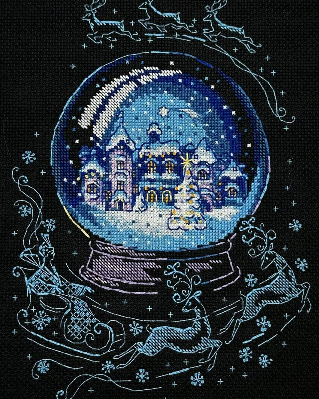 Vintereventyr - RIOLIS Broderikit (21 x 30 cm)