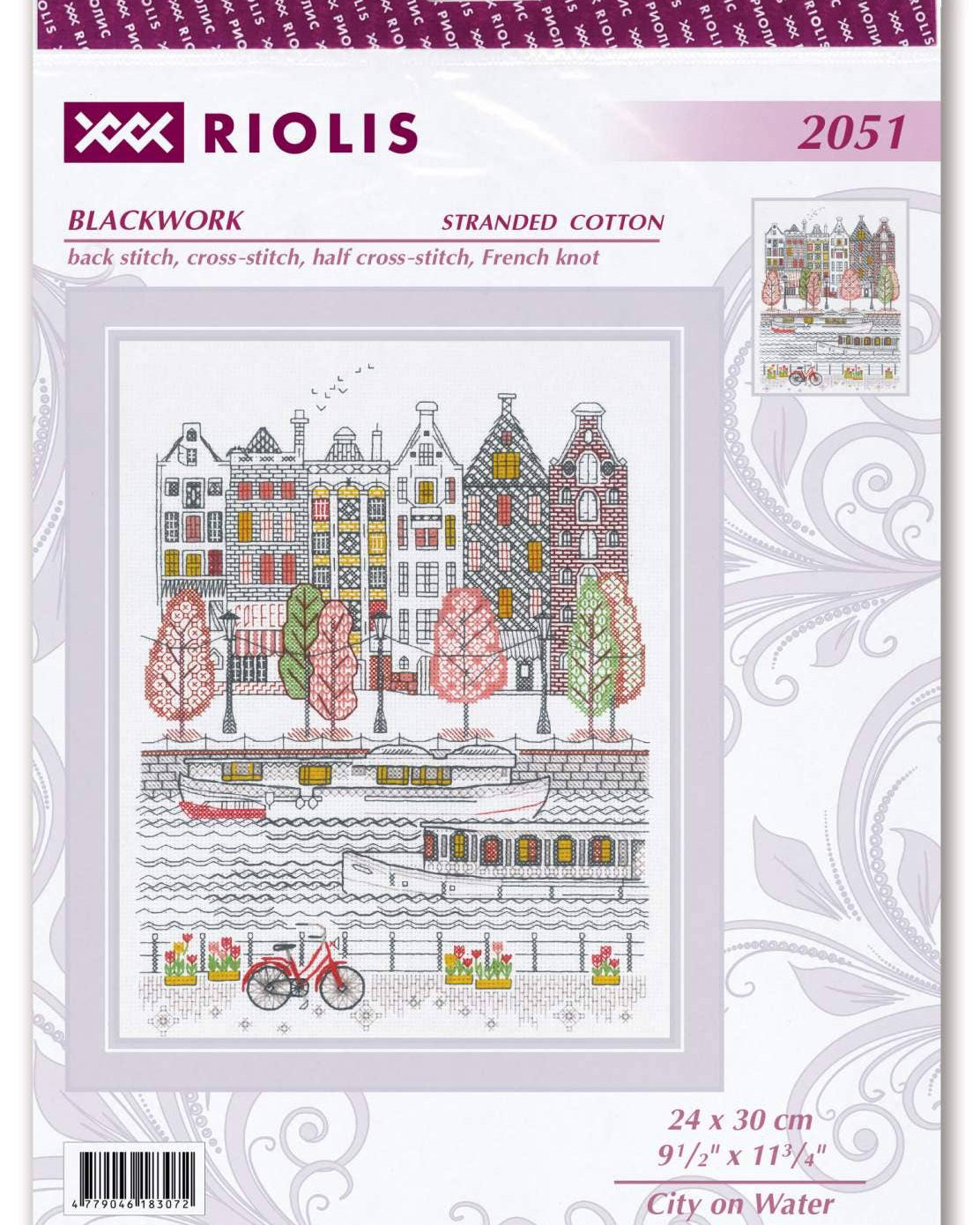 By ved vandet – RIOLIS Broderikit