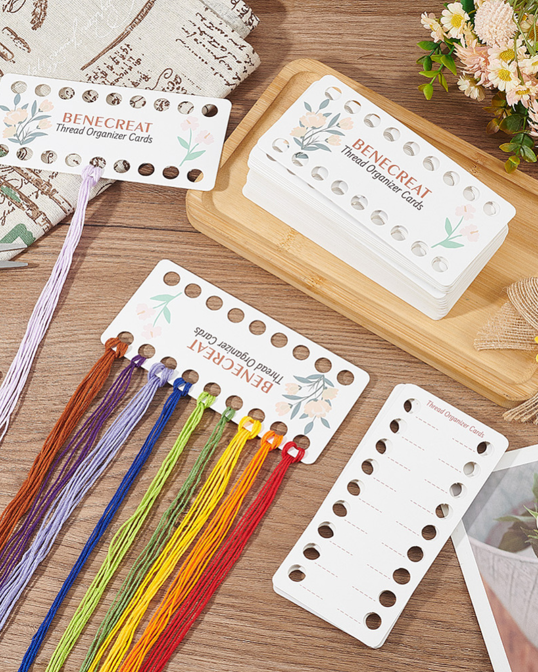 Trådholder til Broderigarn i Pap – 18 Huller