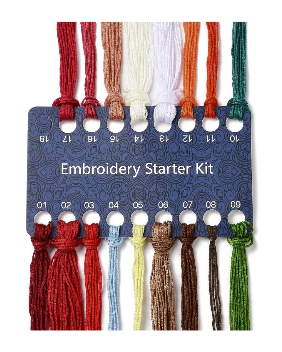 Svampe – Broderikit (Ø20 cm) inkl. ramme