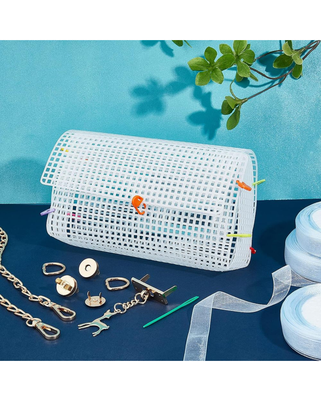 DIY Skuldertaske – Kreativt Taskesæt med Plastikstramaj