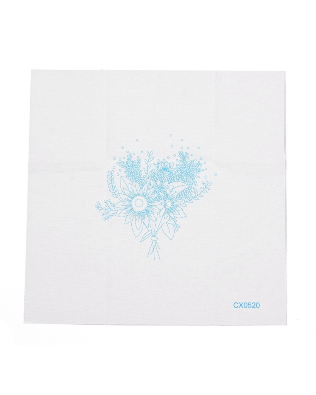 Blomsterbuket – Broderikit (Ø18 cm) inkl. ramme