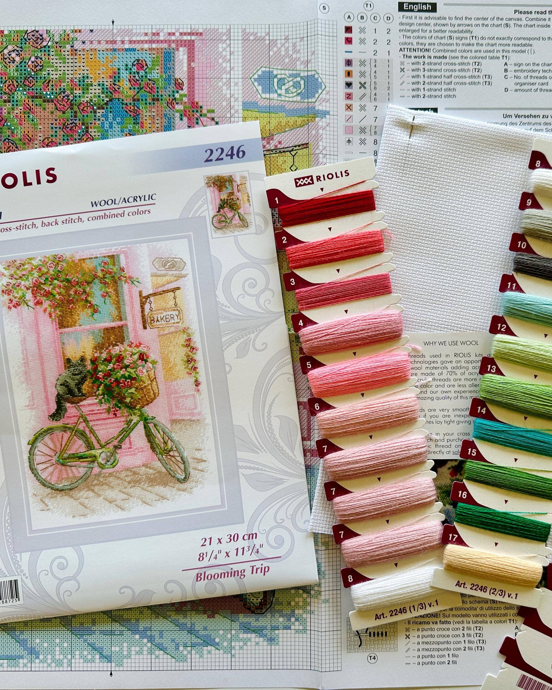 Blomster Tur – RIOLIS Broderikit