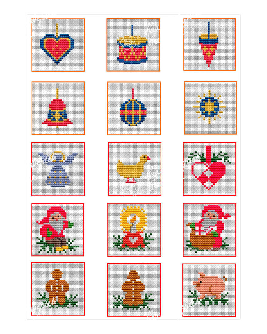 Haandarbejdets Fremme | 24 Julemotiver