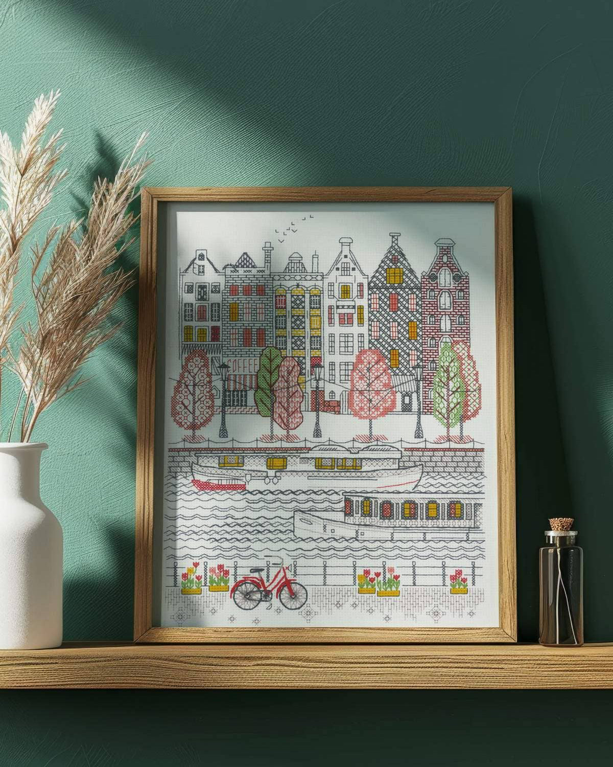 By ved vandet – RIOLIS Broderikit