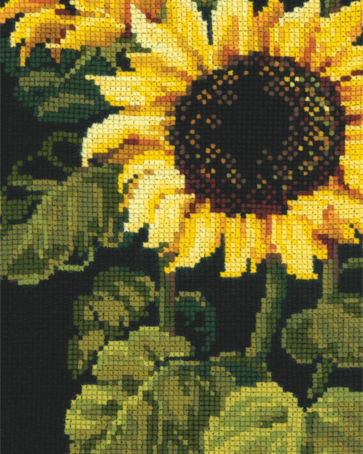 Solsikker - RIOLIS Broderikit (25 x 50 cm)