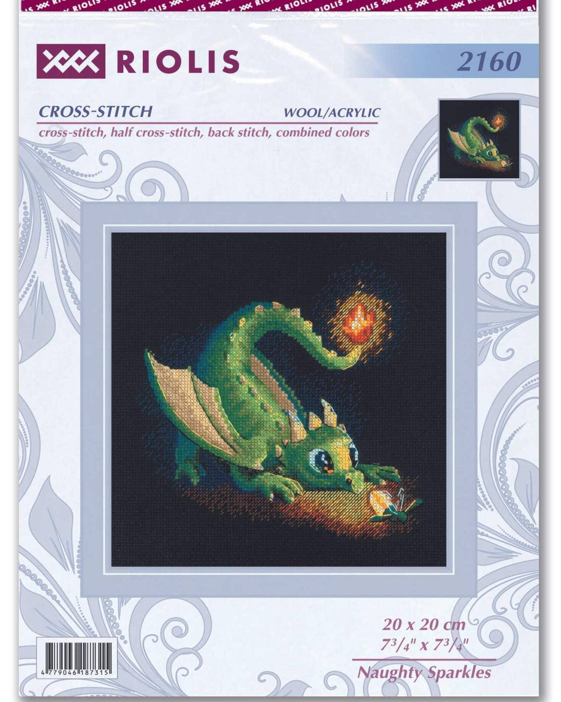 Naughty Sparkles – RIOLIS Broderikit (20 x 20 cm)