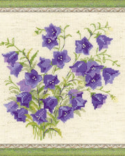 Klokkeblomst - RIOLIS Broderikit (20 x 20 cm)