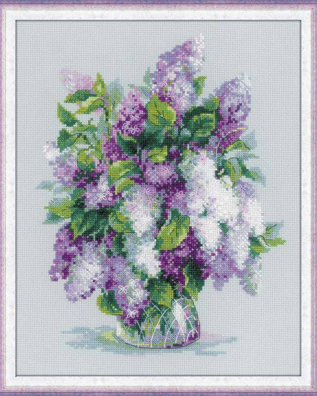 Blid Syren - RIOLIS Broderikit (24 x 30 cm)