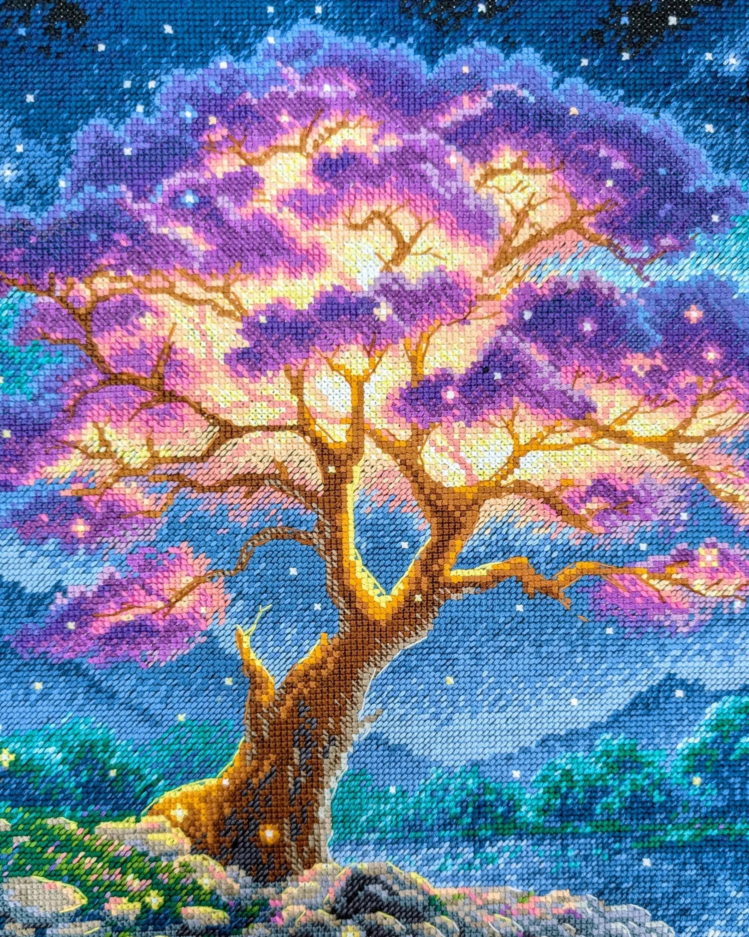 Mystisk Univers – RIOLIS Broderikit (30 x 40 cm)