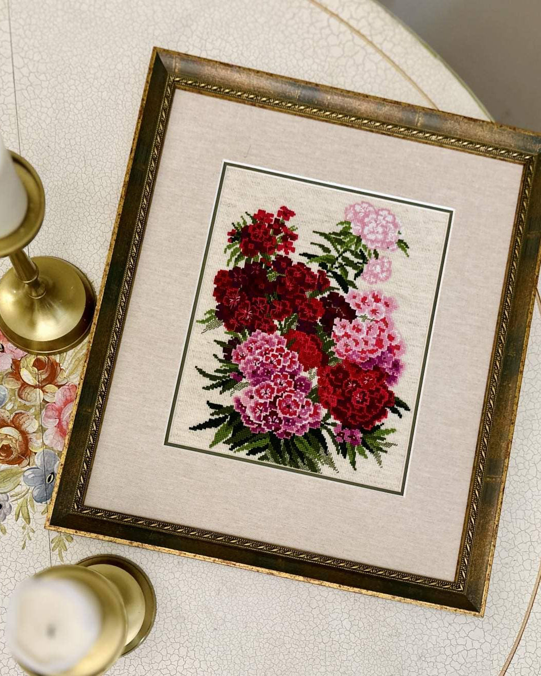 Sweet William – RIOLIS Broderikit (24 x 30 cm)