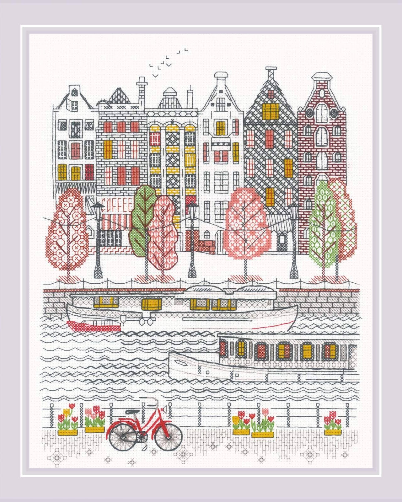 By ved vandet – RIOLIS Broderikit