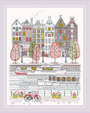 By ved vandet – RIOLIS Broderikit