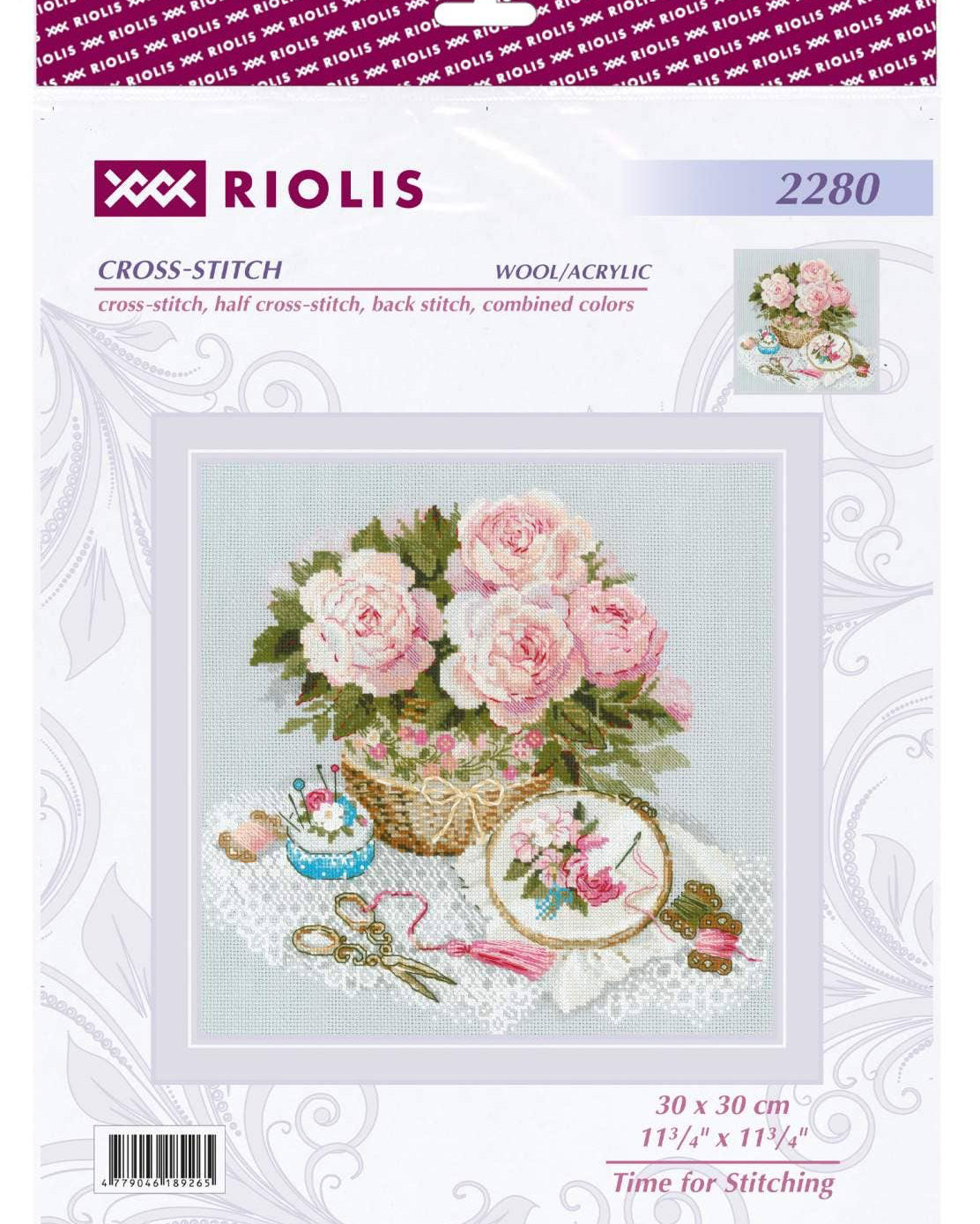 Tid til Broderi – RIOLIS Broderikit (30 x 30 cm)