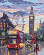 Regnfulde London – AINE Broderikit (30 x 40 cm)