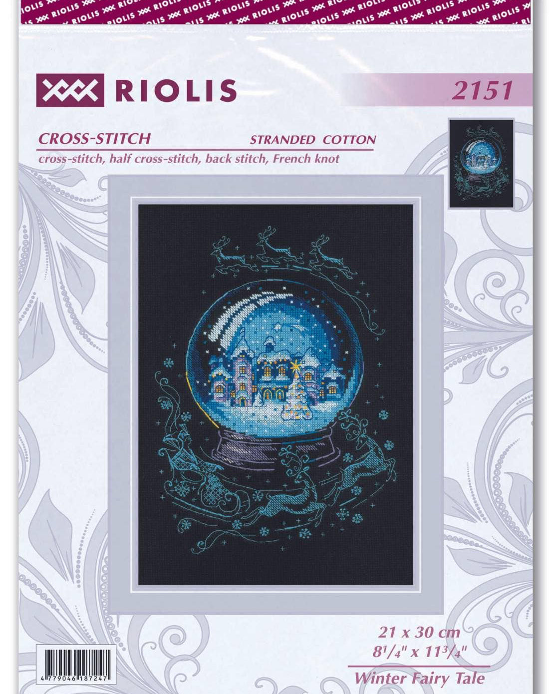 Vintereventyr - RIOLIS Broderikit (21 x 30 cm)